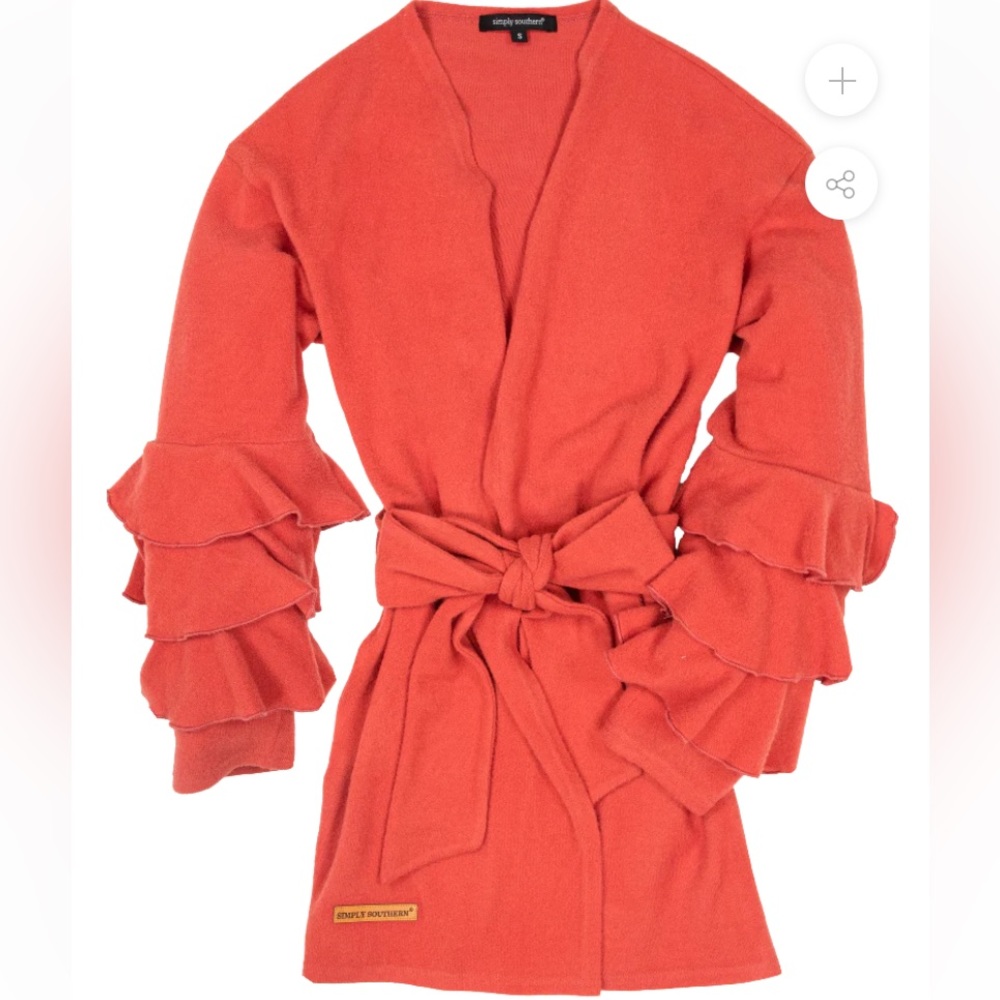Simply Southern Ruffle Cardigans - Picture 1 of 3
